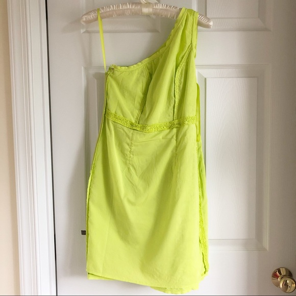 The Limited Lime Green One Shoulder Dress - Picture 8 of 9